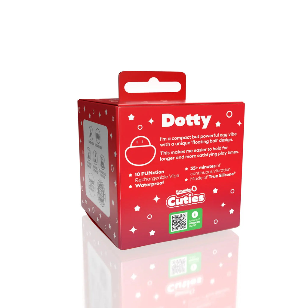 Screaming O Cuties Dotty Egg Vibrator - Dusty Rose – body-safe materials | Fu'Cha Exotics
