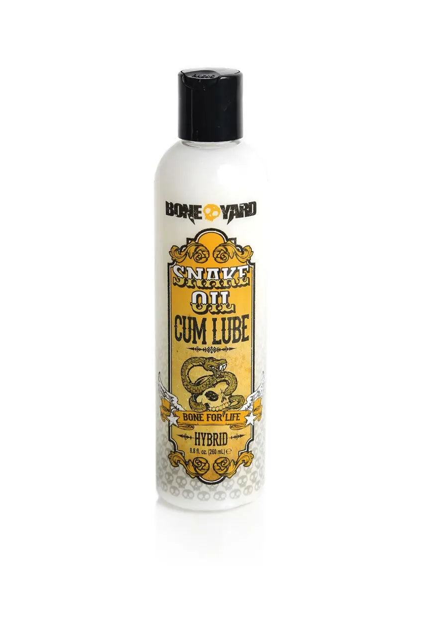 Boneyard Snake Oil Cum Lube 8.8oz – body-safe materials | Fu'Cha Exotics
