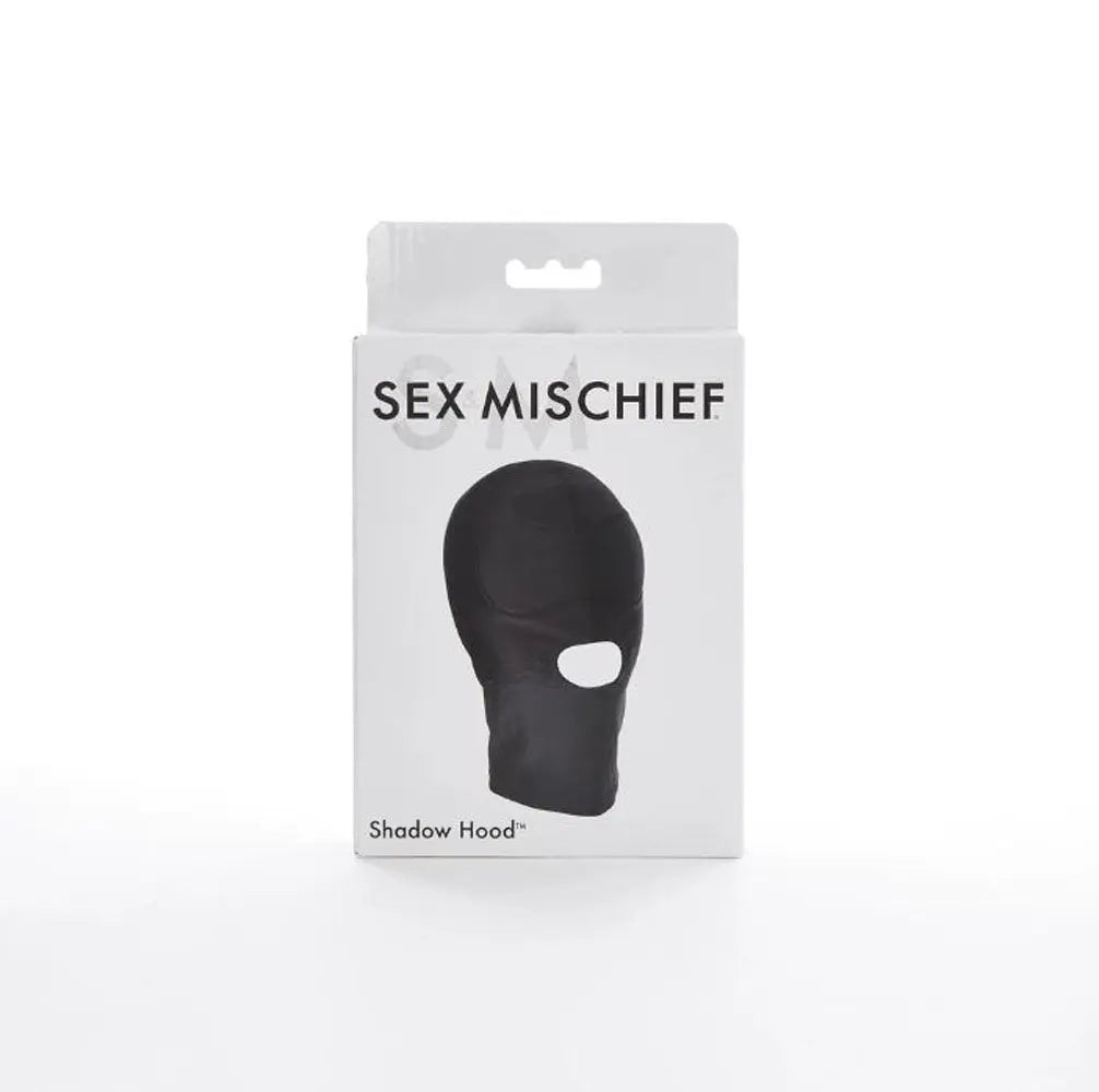 Sex and Mischief Shadow Hood - Black – body-safe materials | Fu'Cha Exotics