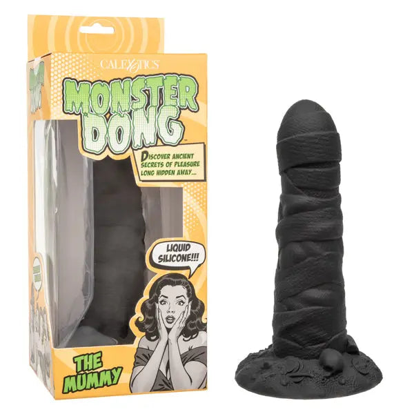 Monster Dong the Mummy - Black – body-safe materials | Fu'Cha Exotics