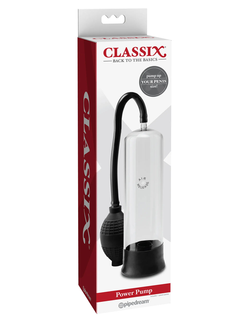 Classix Power Pump – body-safe materials suction stimulation | Fu'Cha Exotics