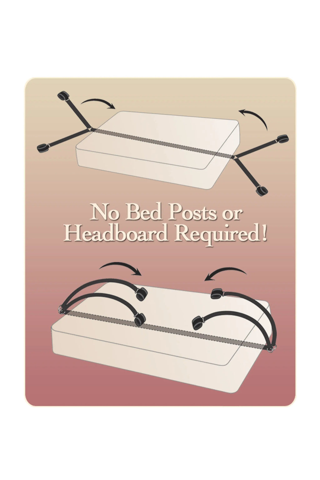 Fetish Fantasy Series Bed Bindings Restraint Kit – body-safe materials | Fu'Cha Exotics
