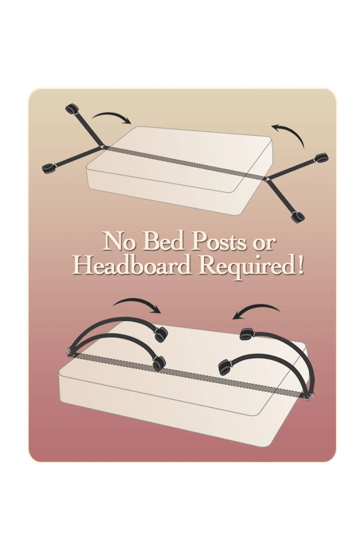 Fetish Fantasy Series Bed Bindings Restraint Kit – body-safe materials | Fu'Cha Exotics