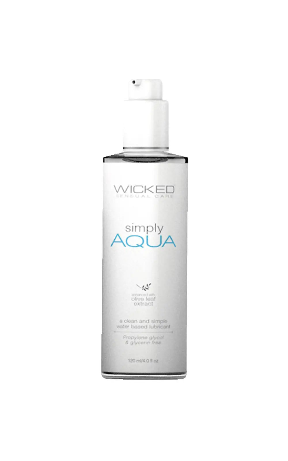 Simply Aqua Fragrance Free Lubricant - 4 Fl. Oz. – body-safe materials | Fu'Cha Exotics