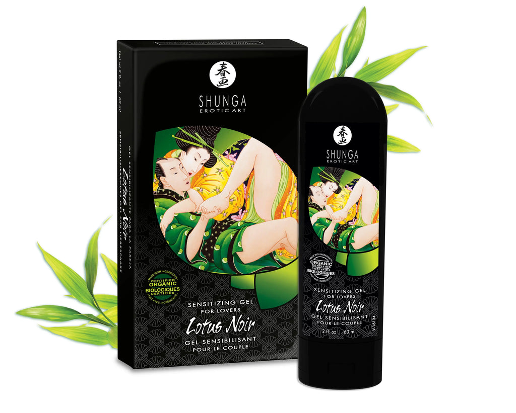 Lotus Noir - Sensitizing Gel for Lovers - 2 Fl. Oz. / 60 ml – body-safe materials | Fu'Cha Exotics