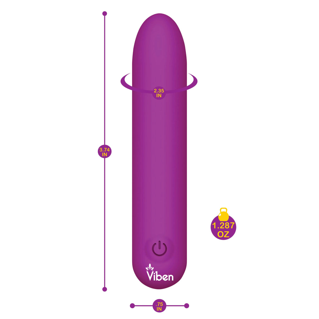 Bombshell Flexible Bullet - Berry – body-safe materials | Fu'Cha Exotics