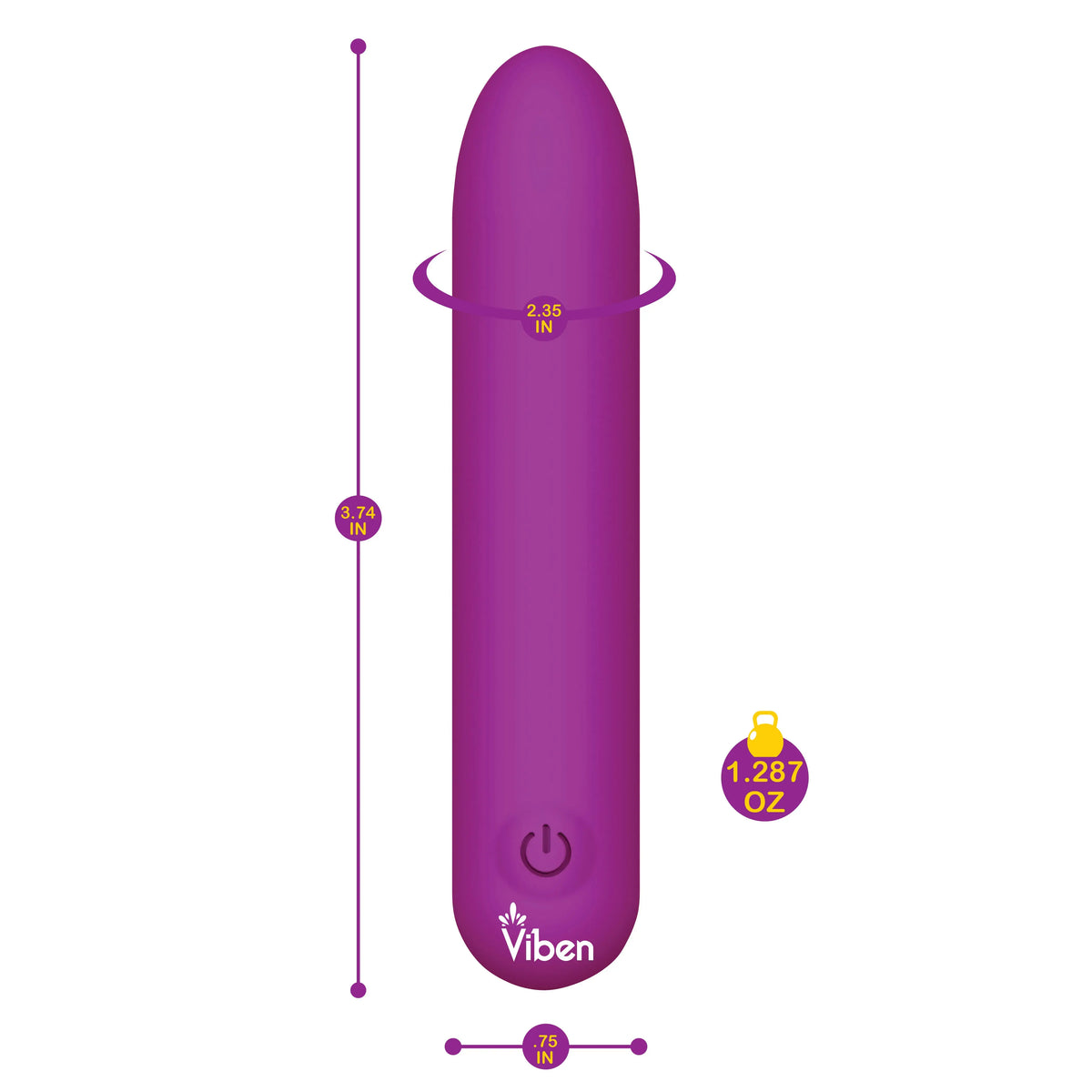 Bombshell Flexible Bullet - Berry – body-safe materials | Fu'Cha Exotics