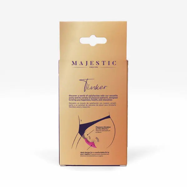 Panty Vibrator Tinker Majestic App Based - Pink – body-safe silicone USB-rechargeable | Fu'Cha Exotics