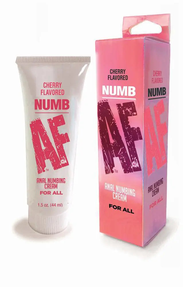 Numb Af - Anal Desensitizer Gel - Cherry - 1.5 Fl Oz – body-safe materials | Fu'Cha Exotics