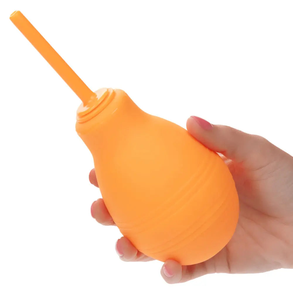 Cheeky One-Way Flow Douche - Orange – body-safe materials | Fu'Cha Exotics