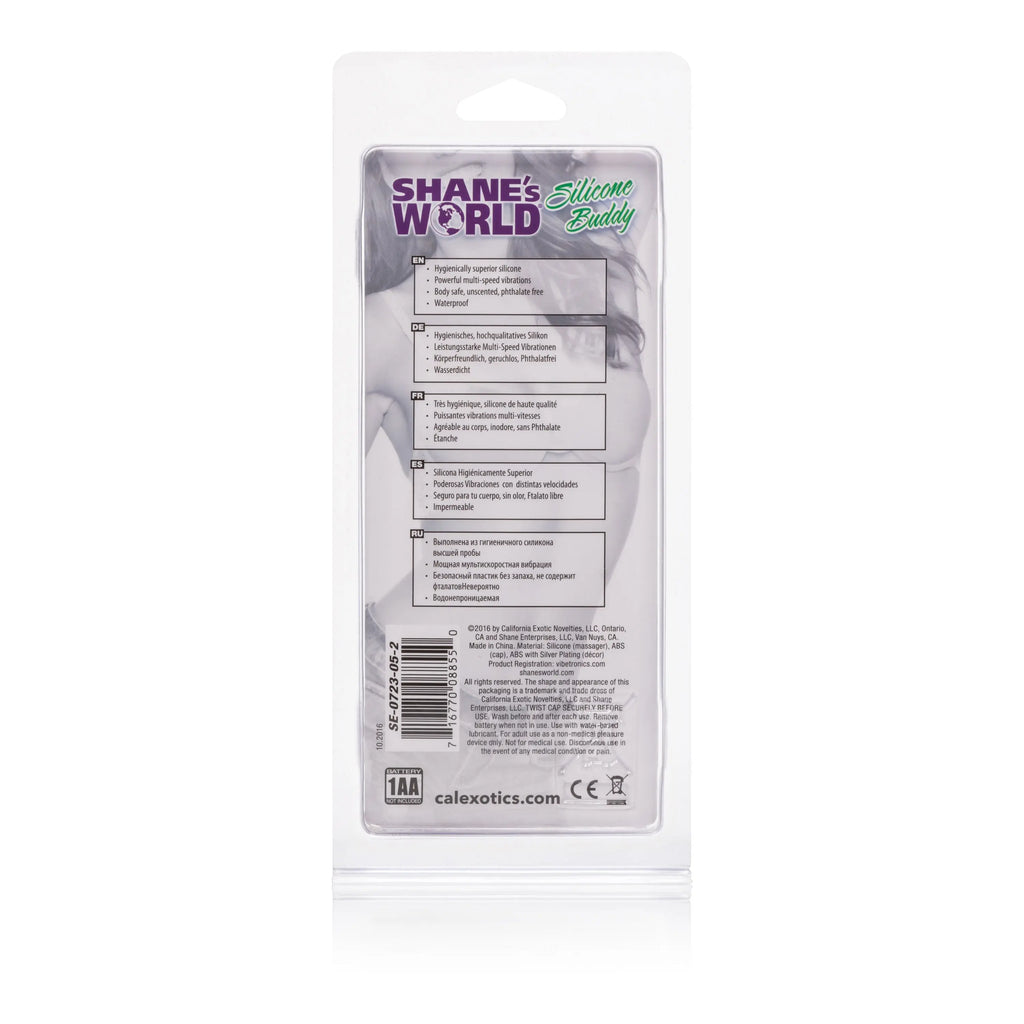 Shane's World Silicone Buddy - Purple – body-safe silicone | Fu'Cha Exotics