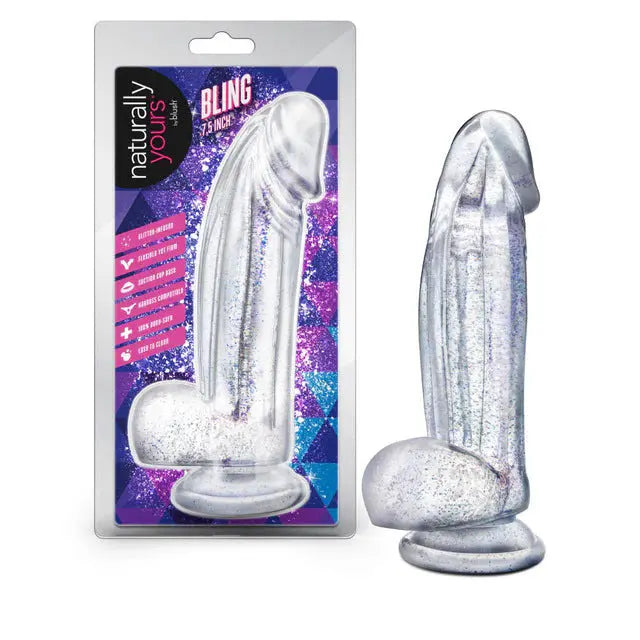 Naturally Yours - Bling - Sparkling Clear – body-safe materials suction stimulation | Fu'Cha Exotics