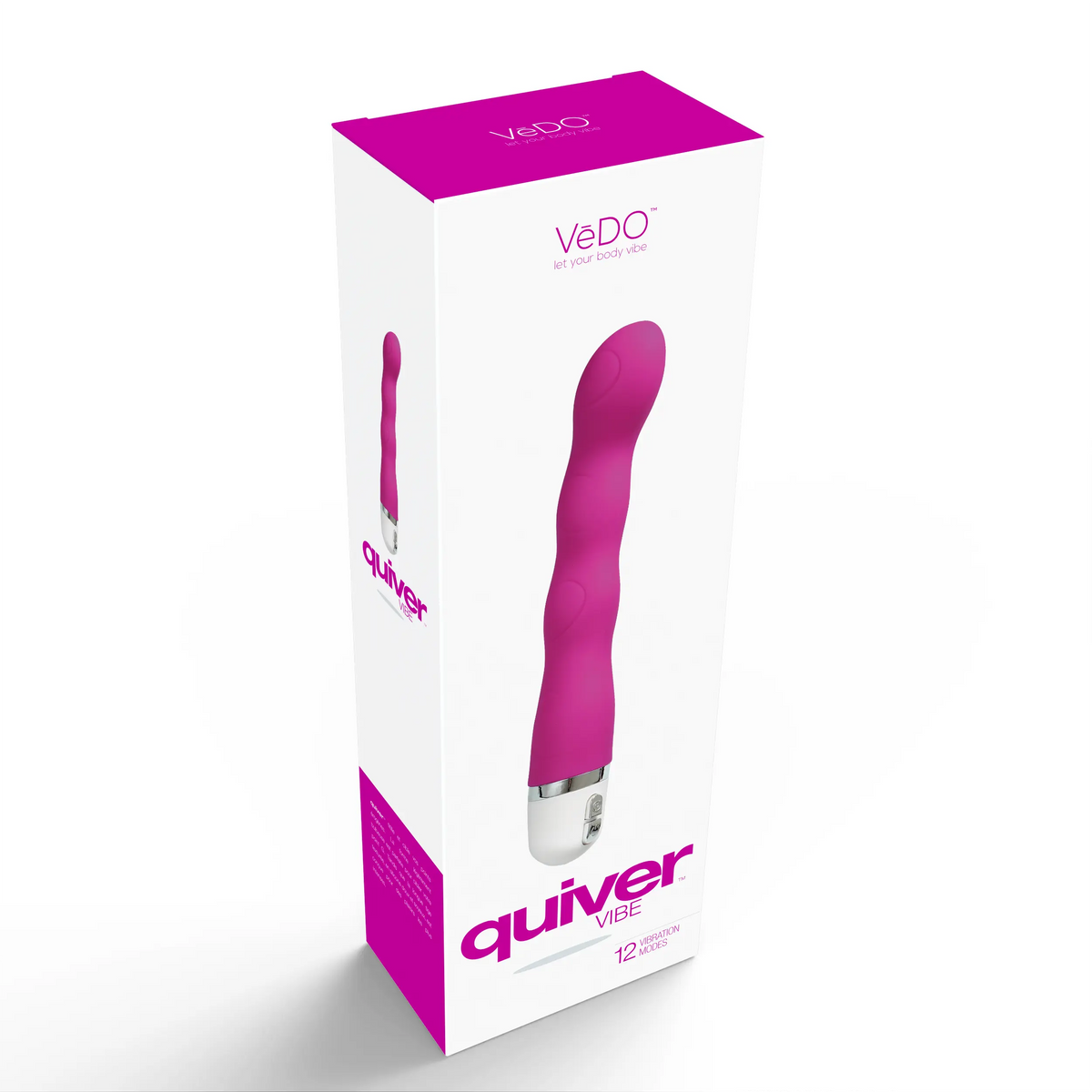 Quiver Vibrator - Hot in Bed Pink – body-safe materials | Fu'Cha Exotics