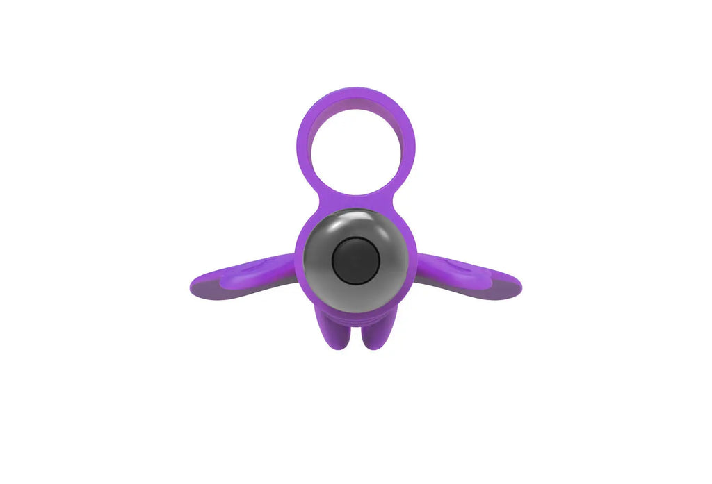 The 9's Flirt Finger Butterfly Finger Vibrator - Purple – body-safe materials | Fu'Cha Exotics