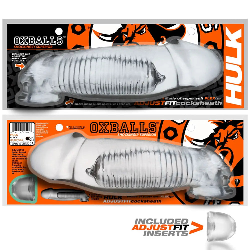 Hulk Cocksheath - Clear – body-safe materials | Fu'Cha Exotics