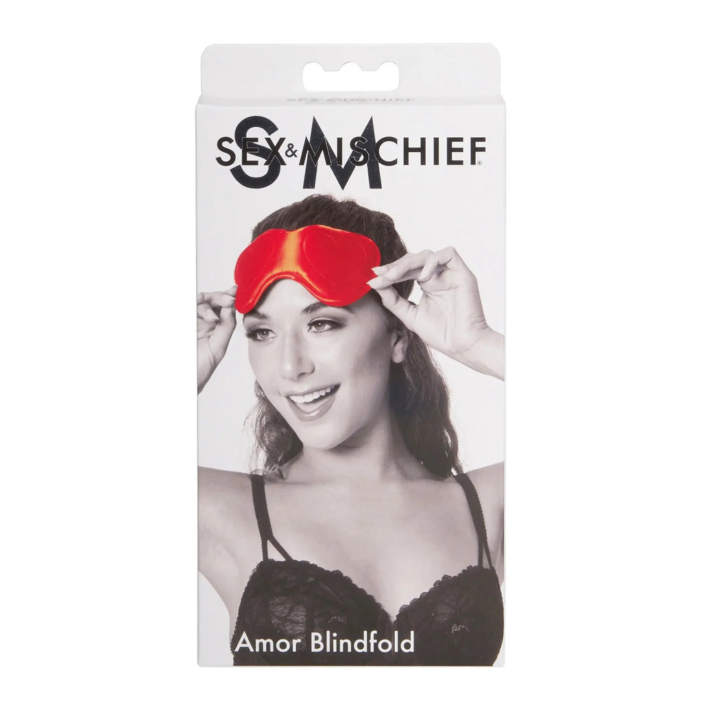 Amor Blindfold - Red – body-safe materials | Fu'Cha Exotics