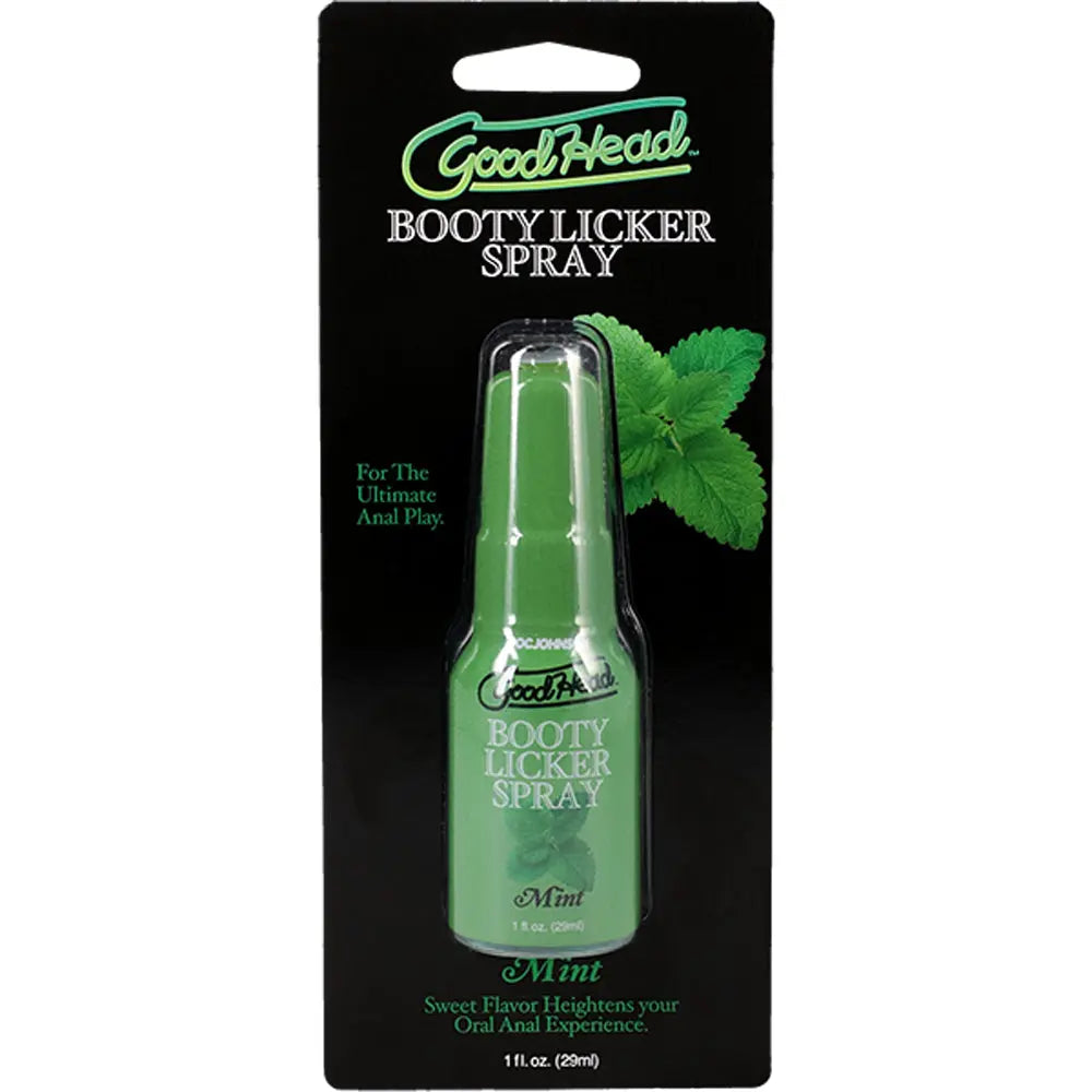 Goodhead Booty Licker Spray Mint 1 Fl. Oz – body-safe materials | Fu'Cha Exotics