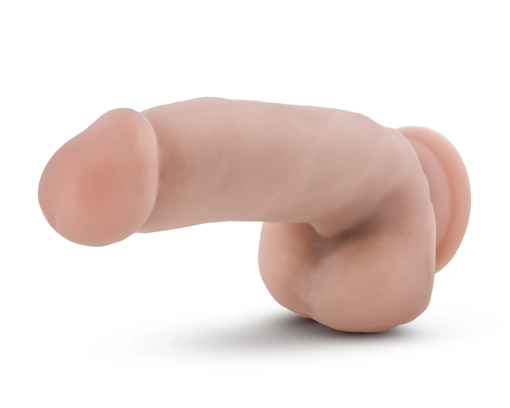 Dr. Skin Silicone - Dr. Samuel - 7 Inch Dildo With Suction Cup - Vanilla – body-safe materials | Fu'Cha Exotics