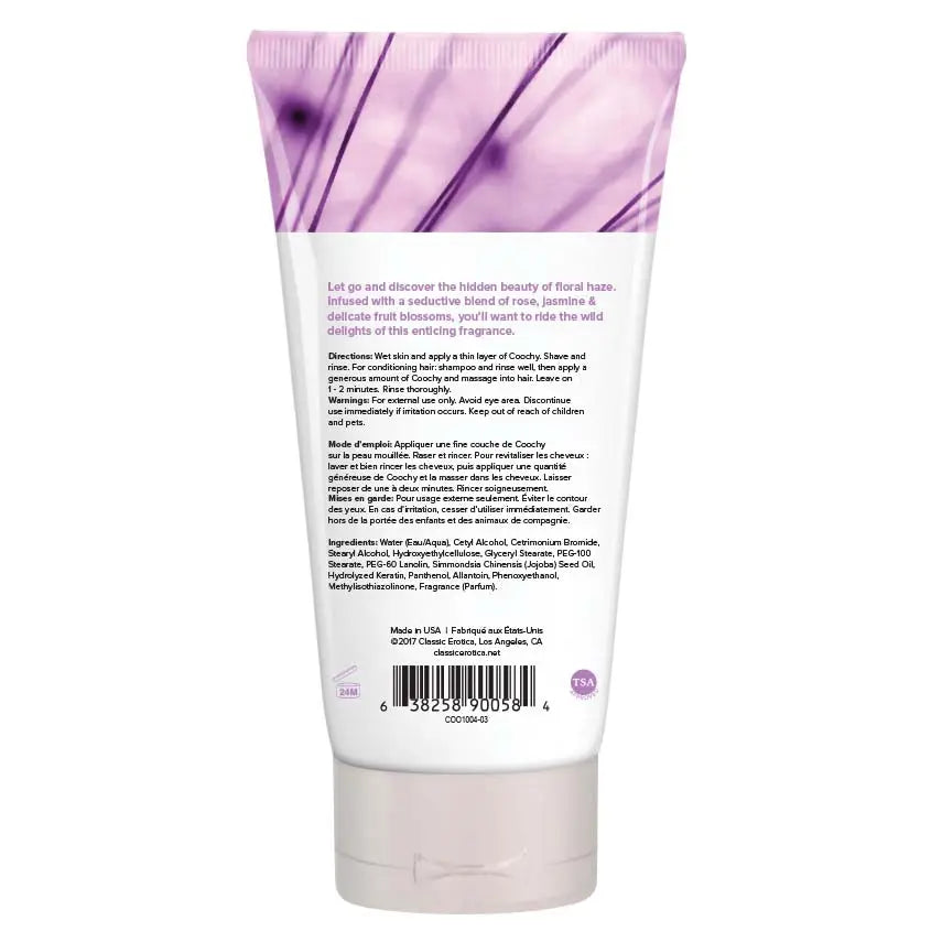 Coochy Shave Cream - Floral Haze - 3.4 Oz – body-safe materials | Fu'Cha Exotics