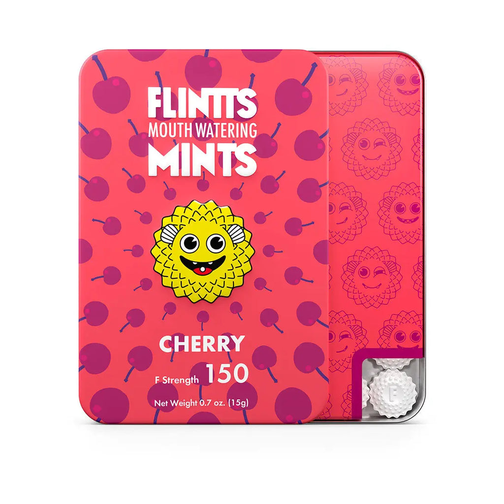 Flintts Mouth Watering Mints Cherry - F-Strength 150 – body-safe materials | Fu'Cha Exotics