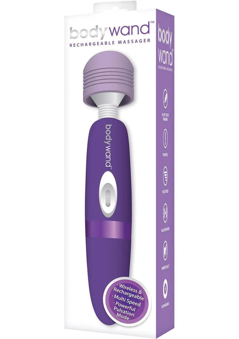 Bodywand Rechargeable Massager - Purple – body-safe materials USB-rechargeable | Fu'Cha Exotics