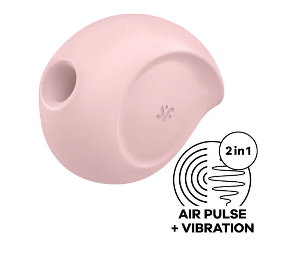 Satisfyer Sugar Rush - Air Pulse Stimulator Plus Vibration - Rose – body-safe materials | Fu'Cha Exotics