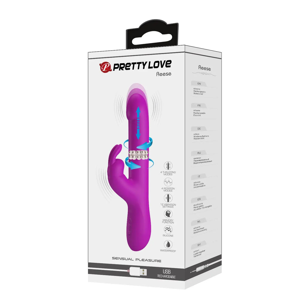 Pretty Love Reese - Purple – body-safe materials | Fu'Cha Exotics