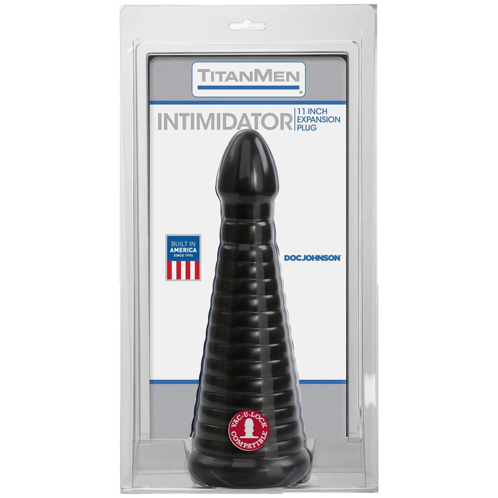 Titanmen Tools Intimidator - Large - Black – body-safe materials | Fu'Cha Exotics