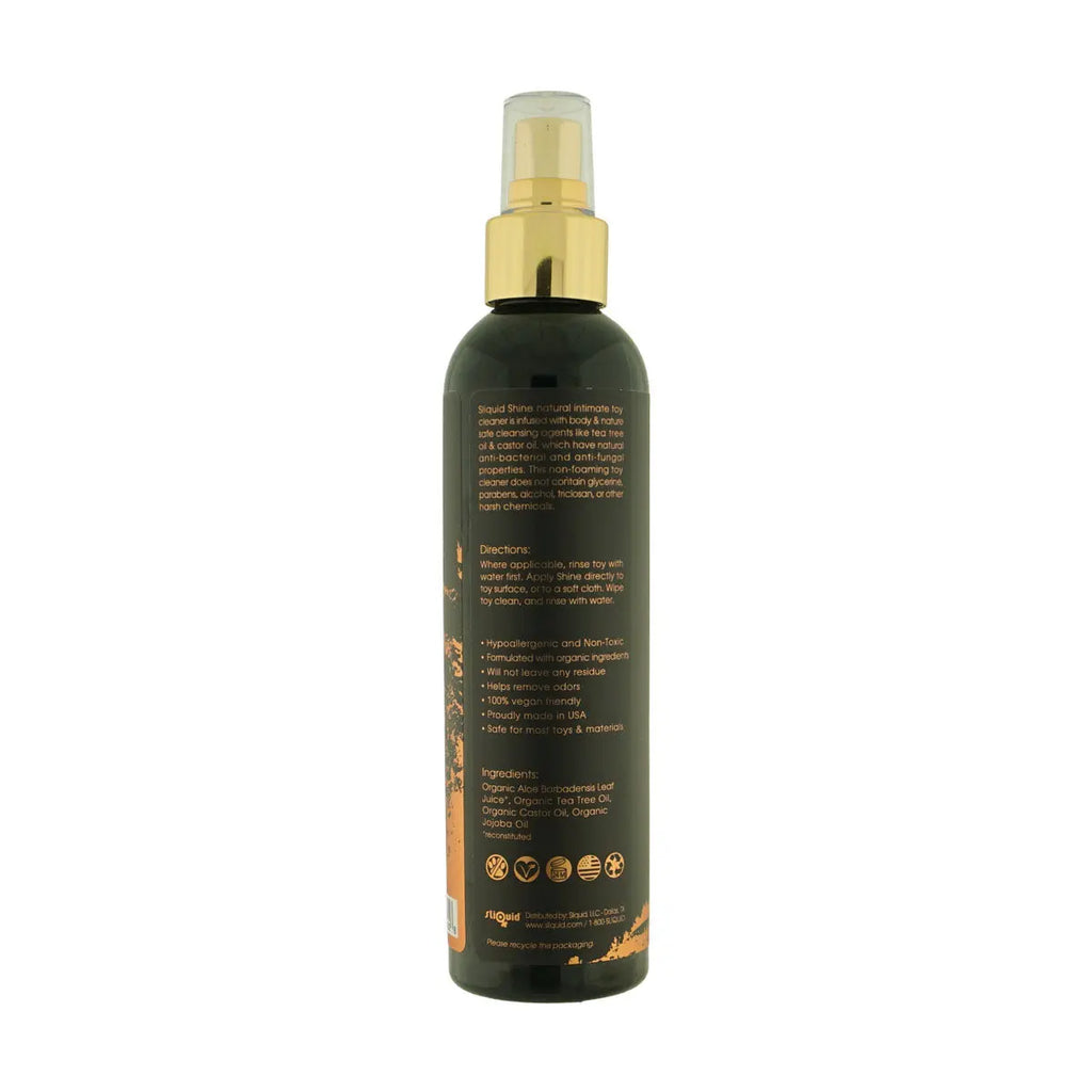 Shine All Natural, Organic Tea Tree Oil Based Toy Cleaner - 8.5 Oz – body-safe materials | Fu'Cha Exotics