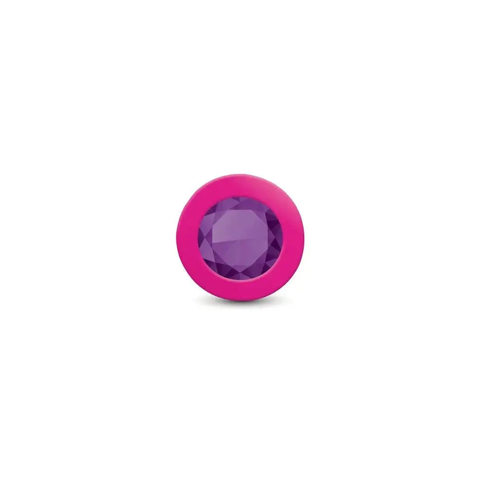 Gemma Purple Gem Pink Silicone Plug - Large – body-safe materials | Fu'Cha Exotics