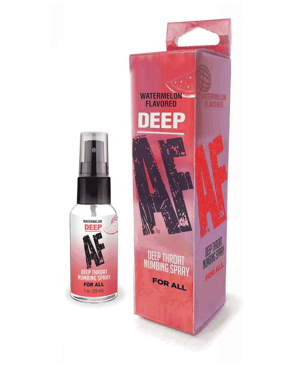 Deep Af Numbing Throat Spray 1 Oz - Watermelon – body-safe materials | Fu'Cha Exotics