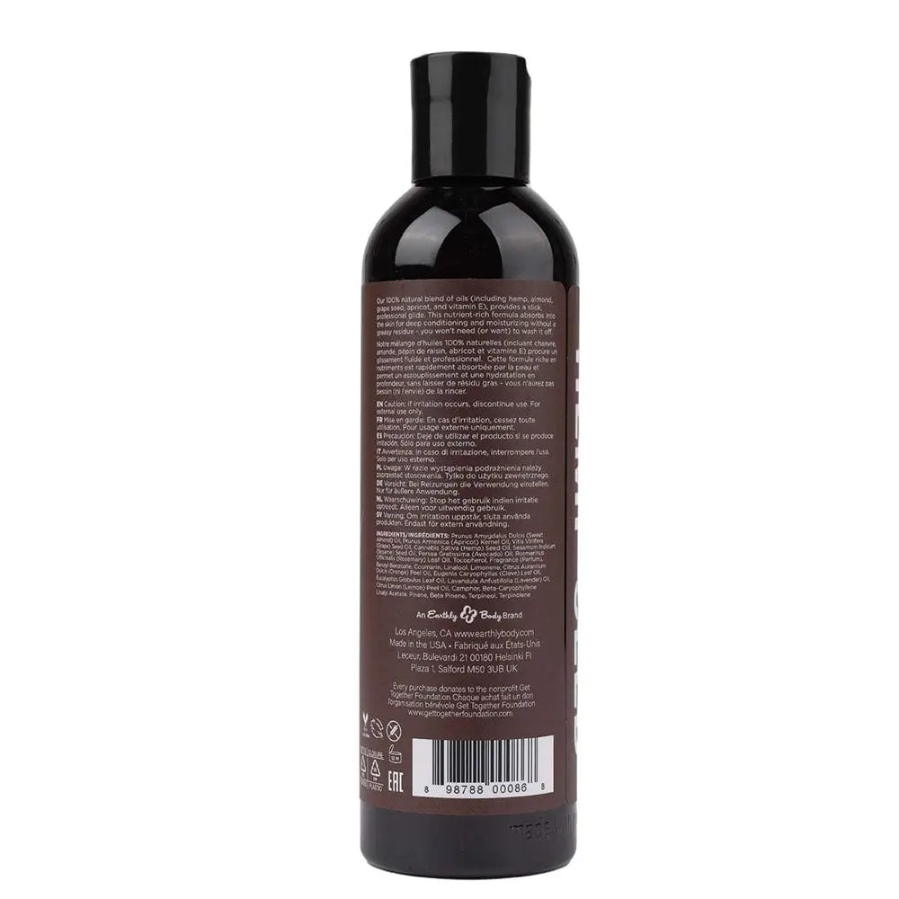 Hemp Seed Massage and Body Oil - Lavender - 8 Fl. Oz./ 237ml – body-safe materials | Fu'Cha Exotics