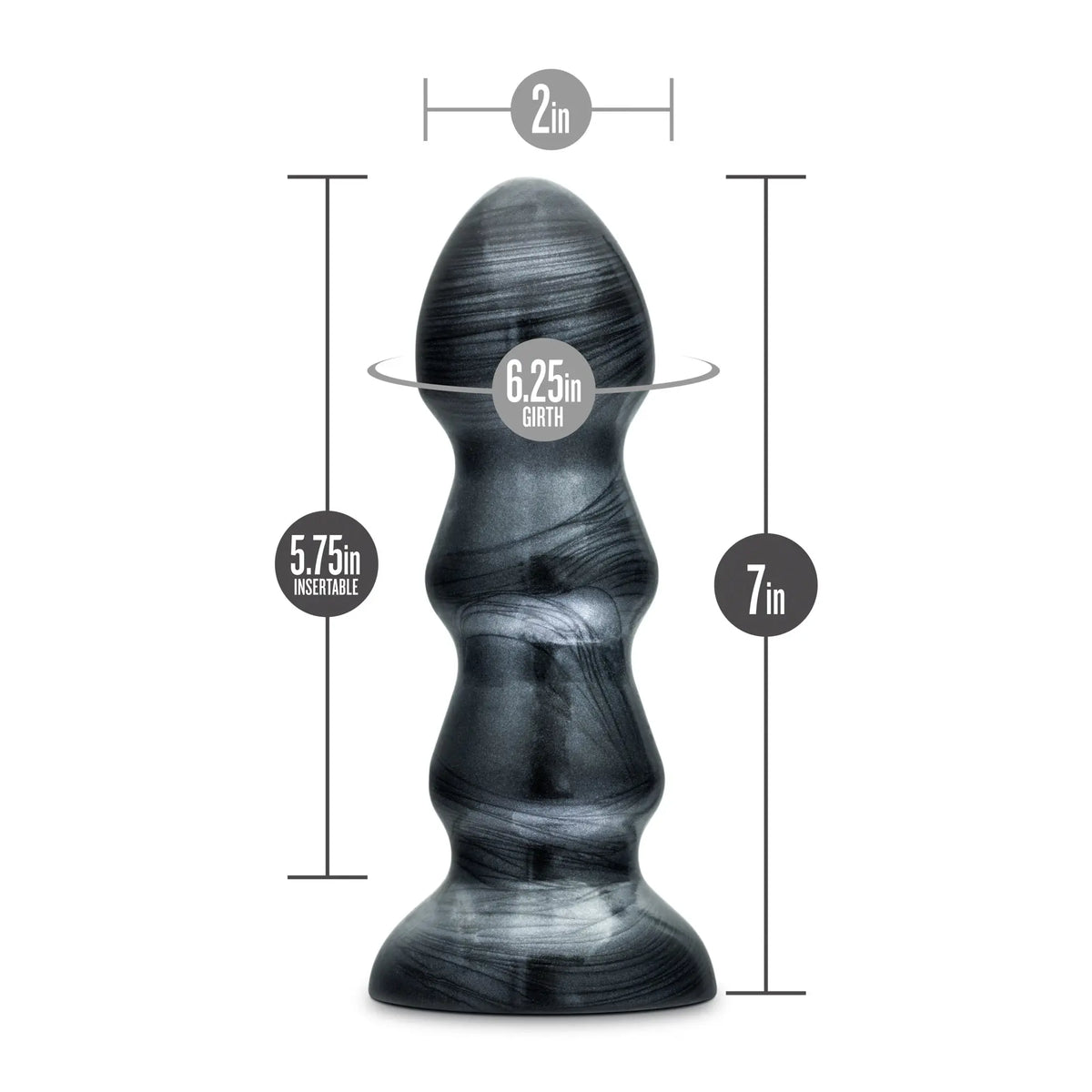 Jet - Black Jack - Carbon Metallic Black – body-safe materials | Fu'Cha Exotics