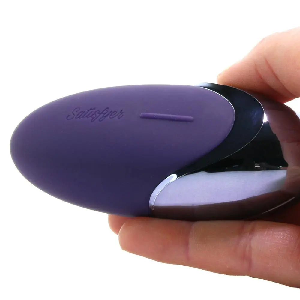 Satisfyer Layons Purple Pleasure 15-Function Rechargebale Silicone Stimulator – body-safe silicone 15 vibration modes | Fu...