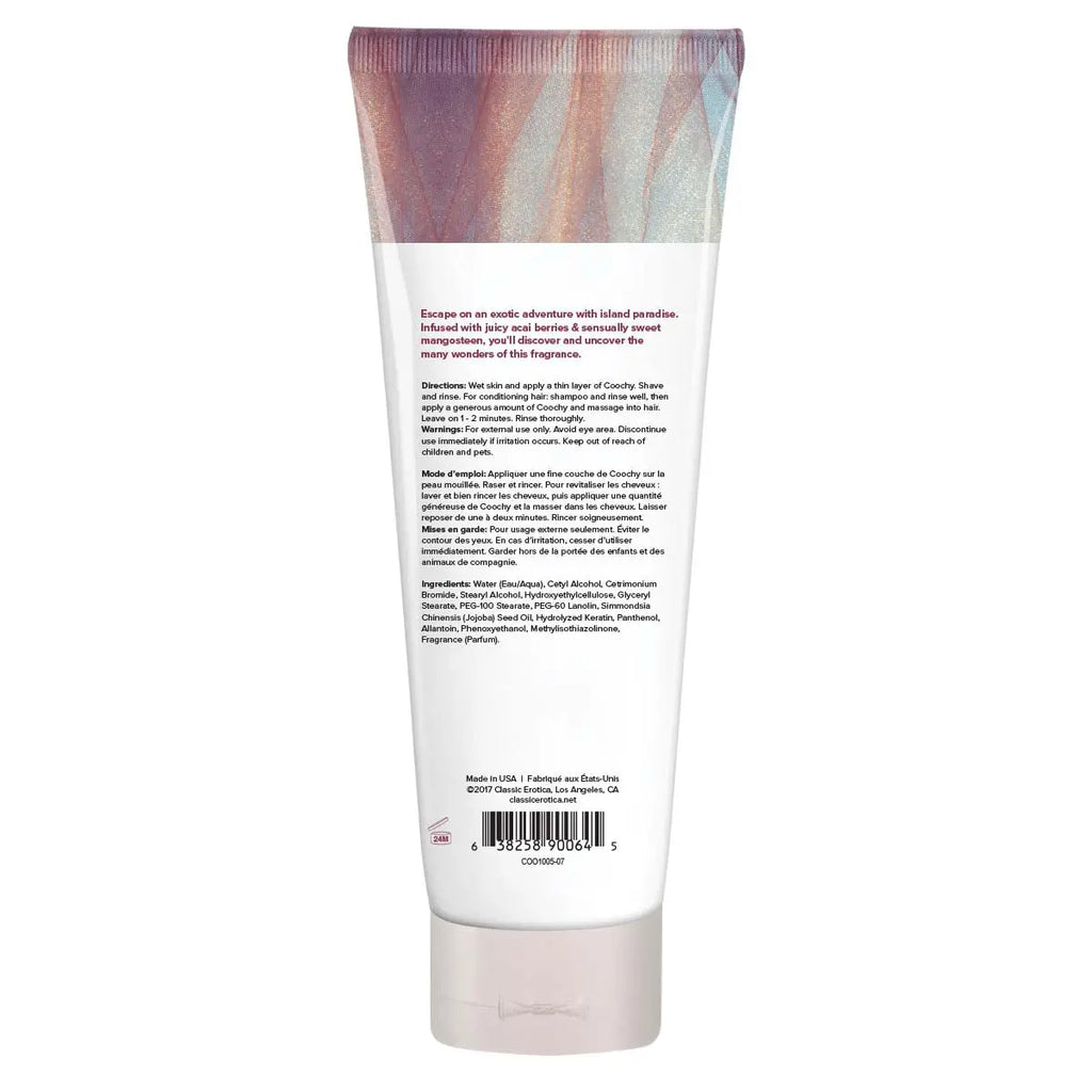 Coochy Shave Cream - Island Paradise - 7.2 Oz – body-safe materials | Fu'Cha Exotics