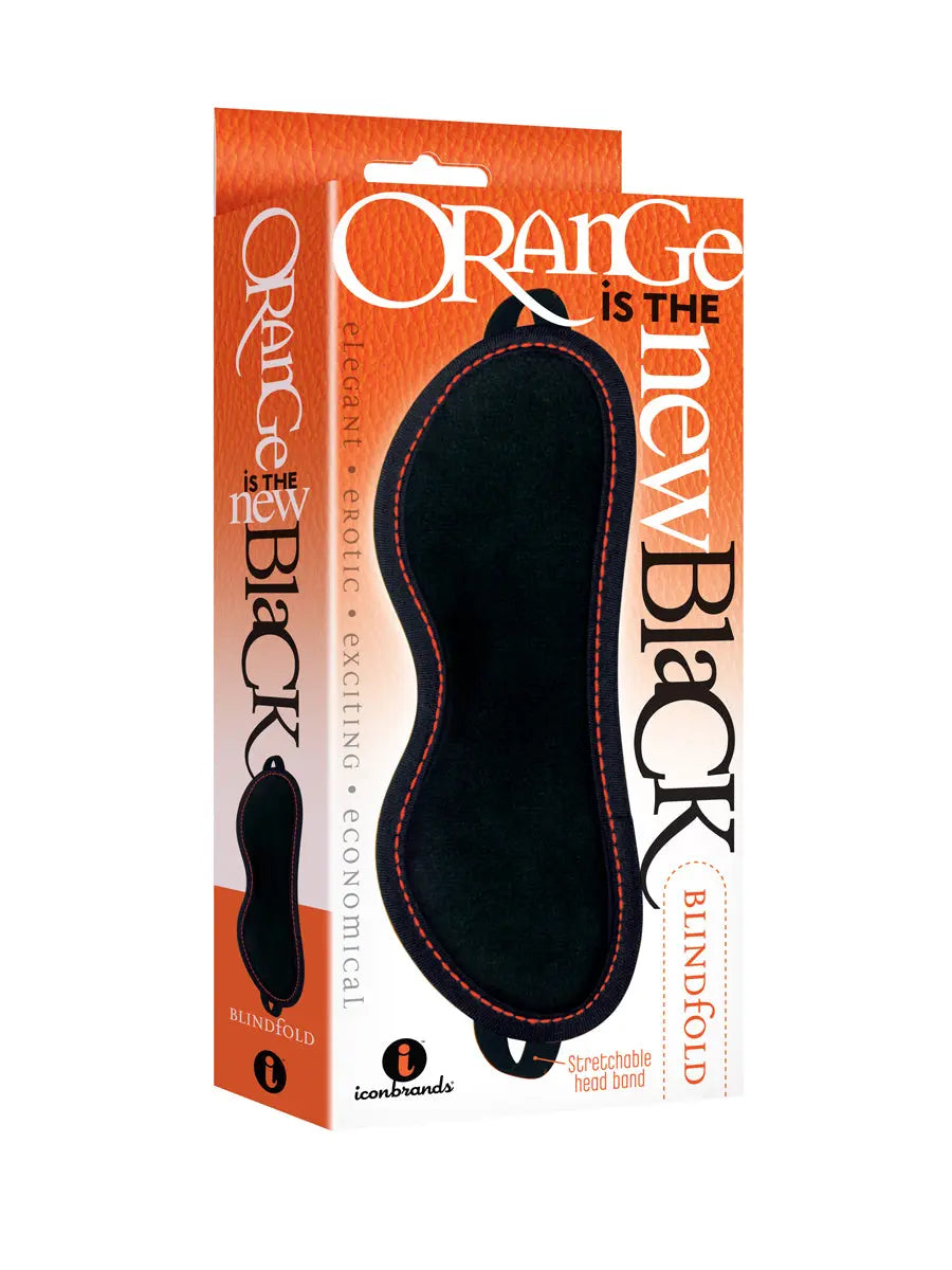 The 9's Orange Is the New Black Blindfold – body-safe materials | Fu'Cha Exotics