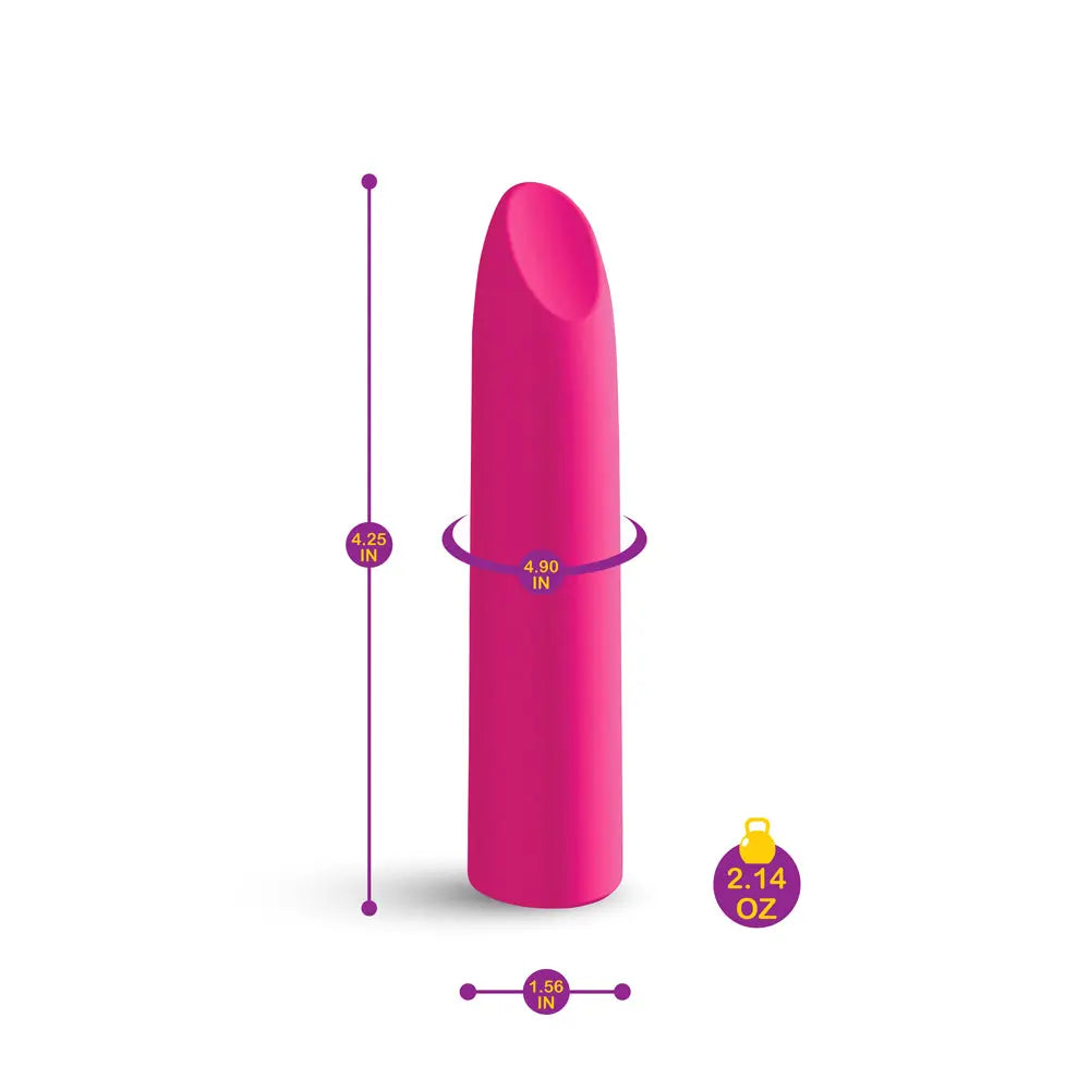 Fixation Lipstick Bullet - Hot Pink – body-safe materials | Fu'Cha Exotics
