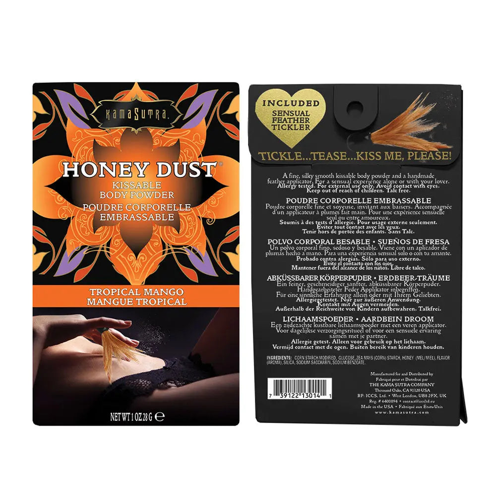 Honey Dust Tropical Mango 1 Oz – body-safe materials | Fu'Cha Exotics