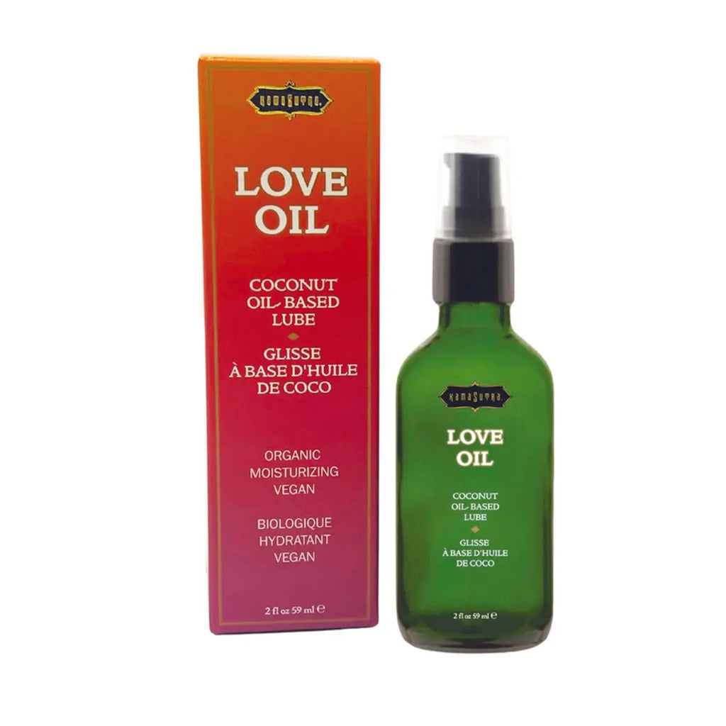 Love Oil Coconut Oil Based 2 Oz – body-safe materials | Fu'Cha Exotics