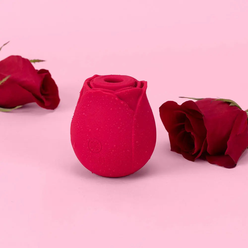 Alchemy Rosebud Luxury Air-Pulse Massager - Red – body-safe materials | Fu'Cha Exotics