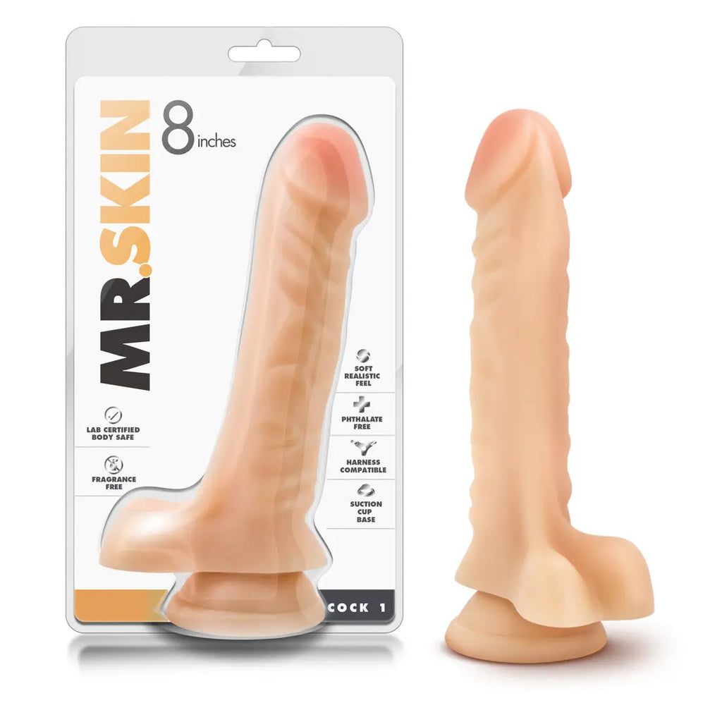 Dr. Skin - Cock 1 - 9 Inches – body-safe materials | Fu'Cha Exotics