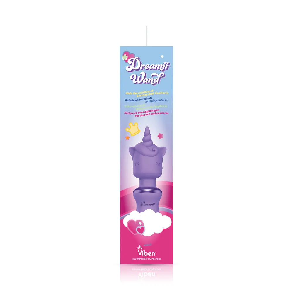 Dreamii Wand Powerful Unicorn Wand - Lilac Whirl – body-safe materials | Fu'Cha Exotics