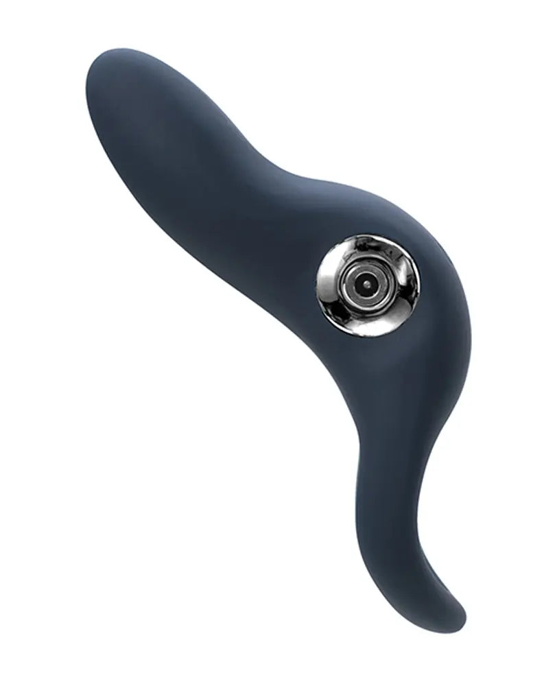 Sexy Bunny Rechargeable Ring - Black Pearl – body-safe silicone 10 vibration modes | Fu'Cha Exotics