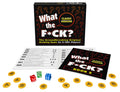 Outrageous drinking game box and card booklet with question graphics