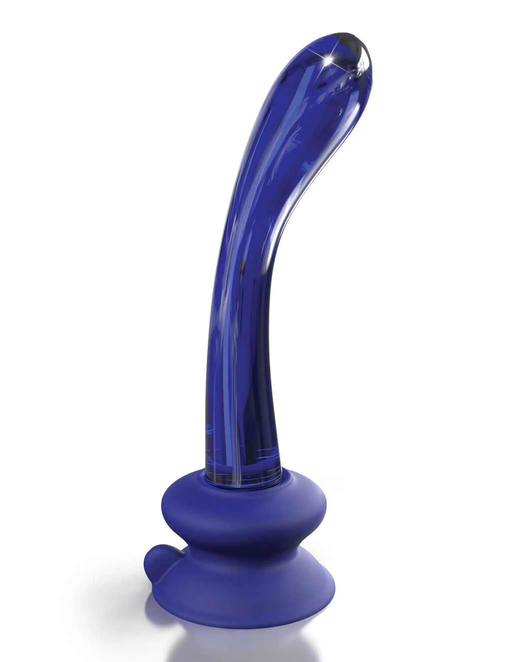 Icicles No. 89 - With Silicone Suction Cup - Blue – body-safe materials | Fu'Cha Exotics