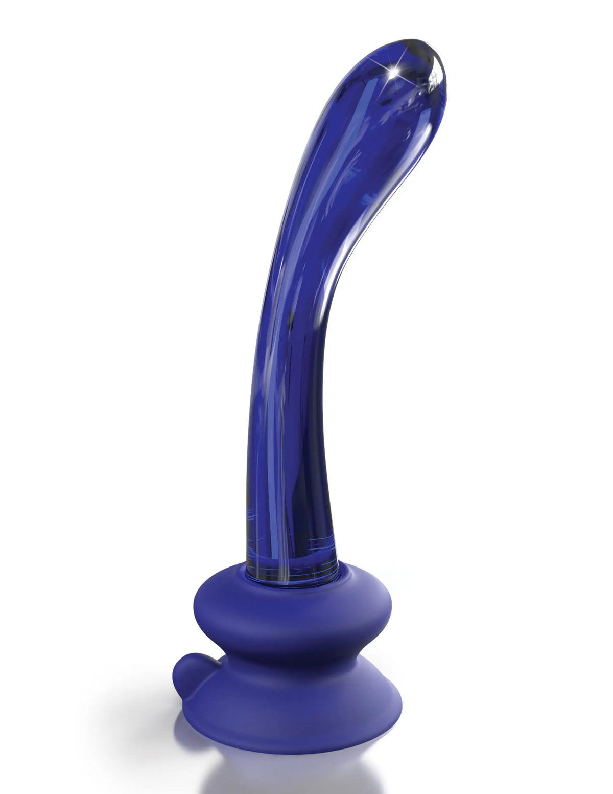 Icicles No. 89 - With Silicone Suction Cup - Blue – body-safe materials | Fu'Cha Exotics