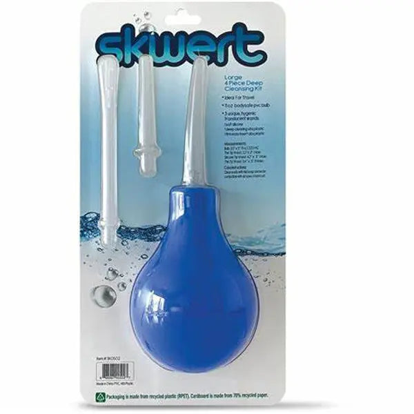 Skwert Medium 8oz Douche Kit – body-safe materials | Fu'Cha Exotics