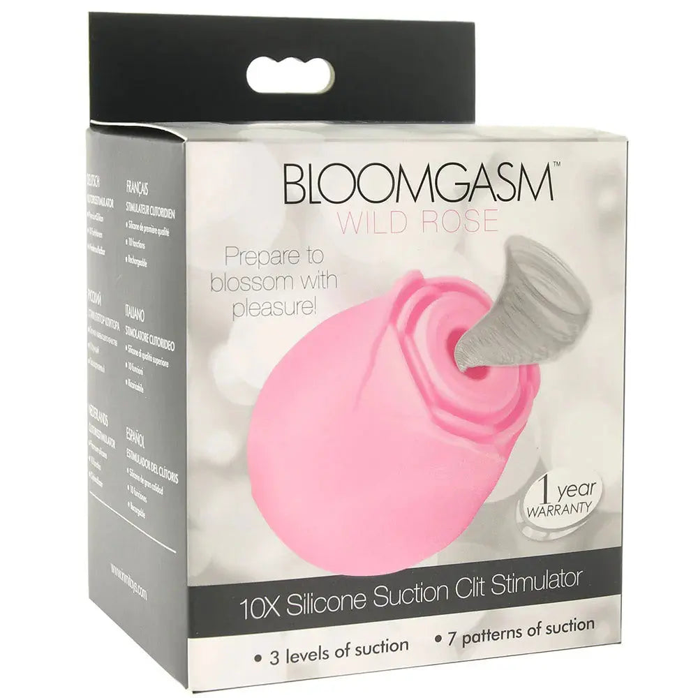 Inmi - Bloomgasm Wild Rose 10x Suction - Pink – body-safe materials | Fu'Cha Exotics