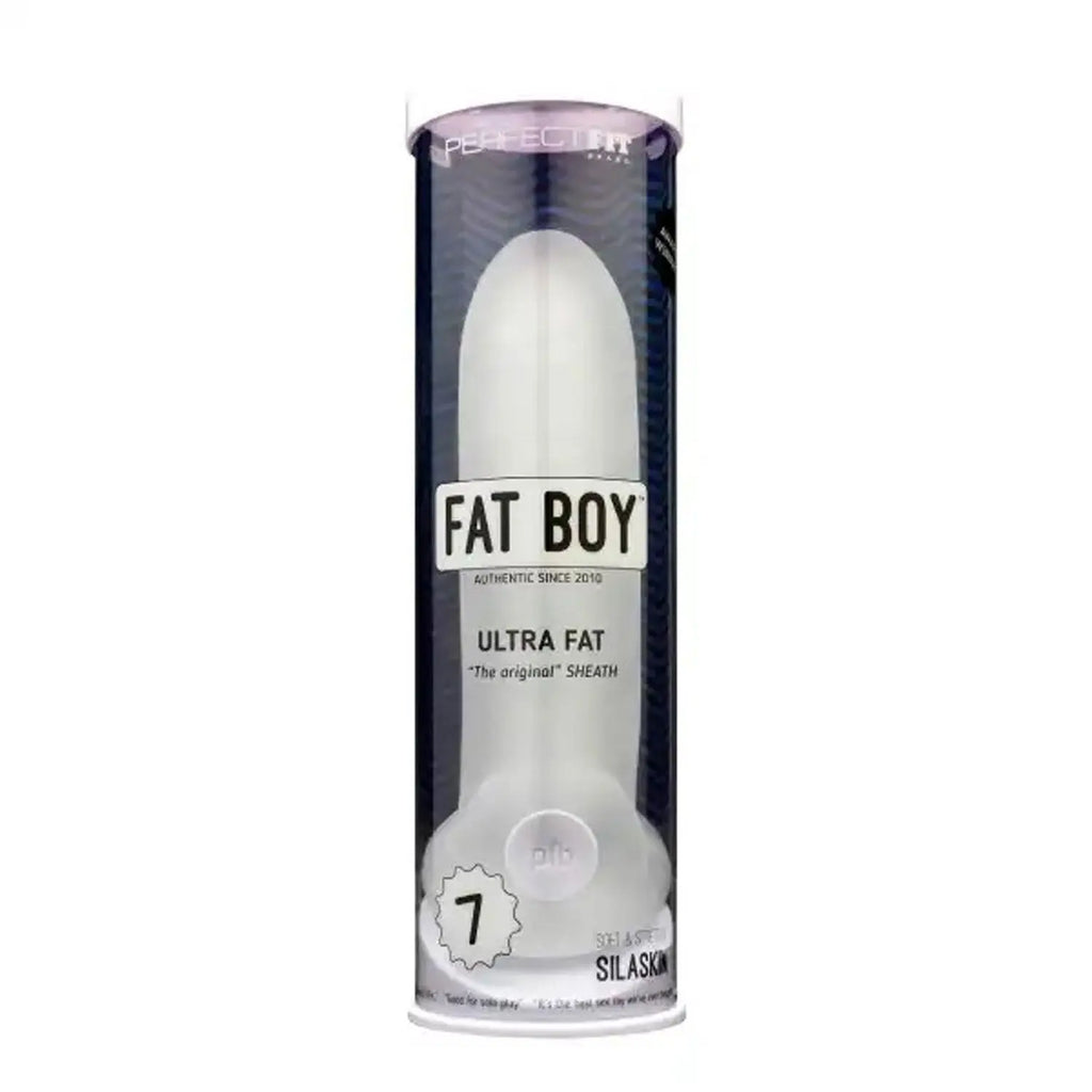 Fat Boy Original Ultra Fat 7.0 - Clear – body-safe materials | Fu'Cha Exotics