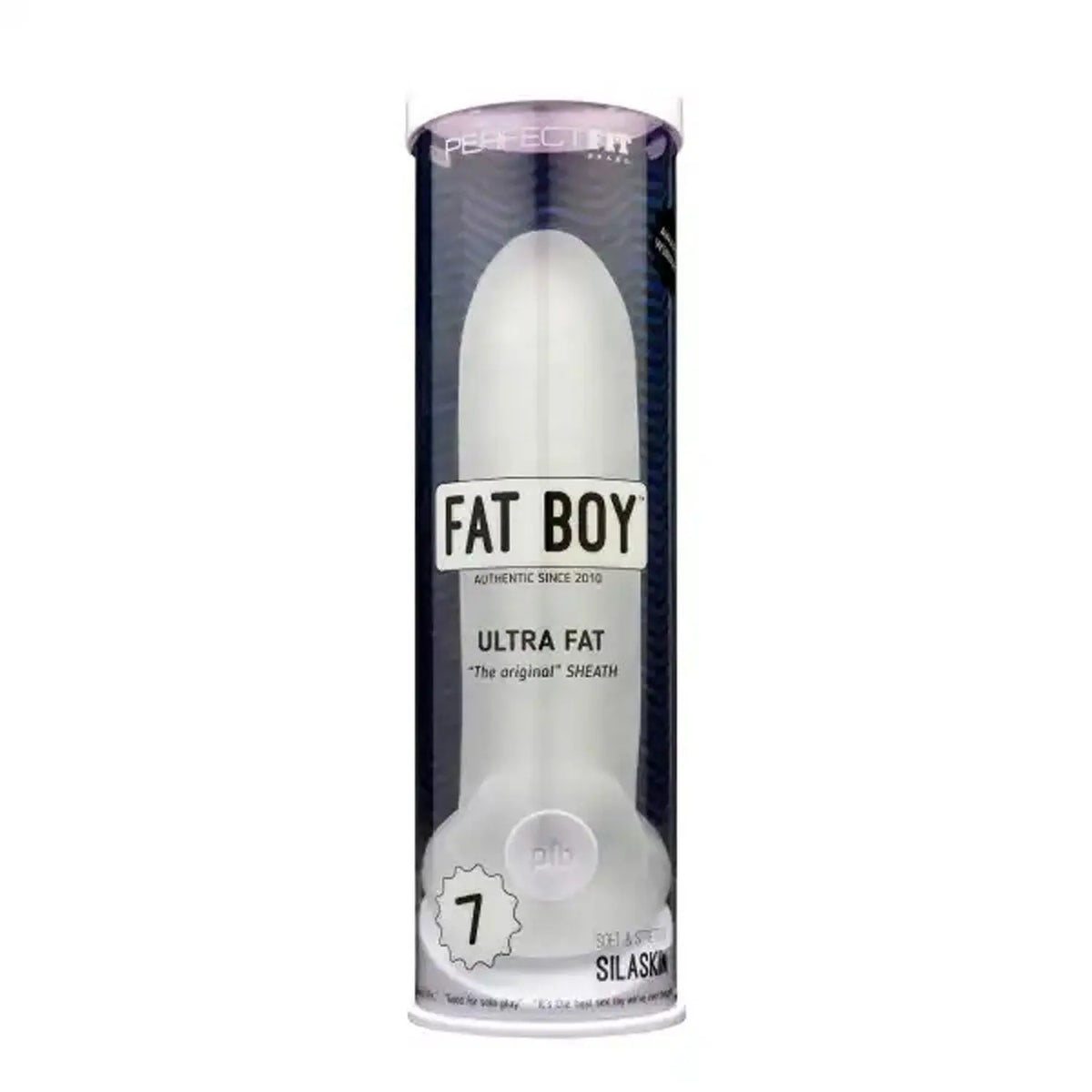 Fat Boy Original Ultra Fat 7.0 - Clear – body-safe materials | Fu'Cha Exotics